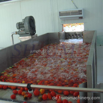 Wasch- und Trocknungsmaschine für industrielle Obst und Gemüse